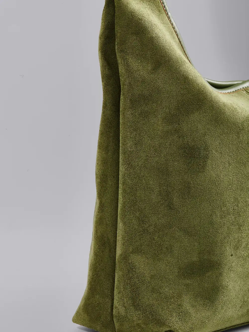 Suede Daily Leather Tote Noirvere