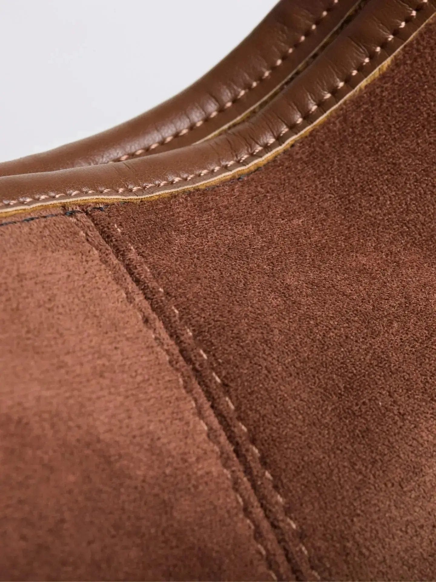 Suede Daily Leather Tote Noirvere