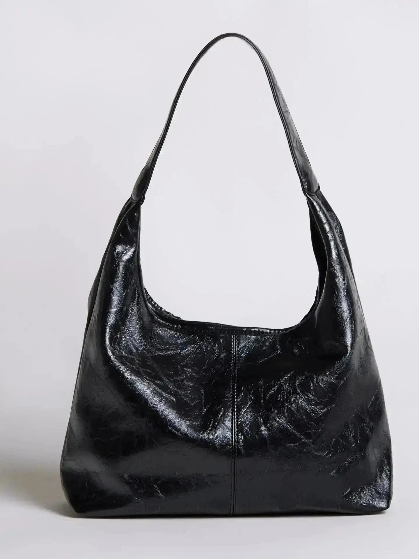 Scarlett Distressed Leather Tote Noirvere