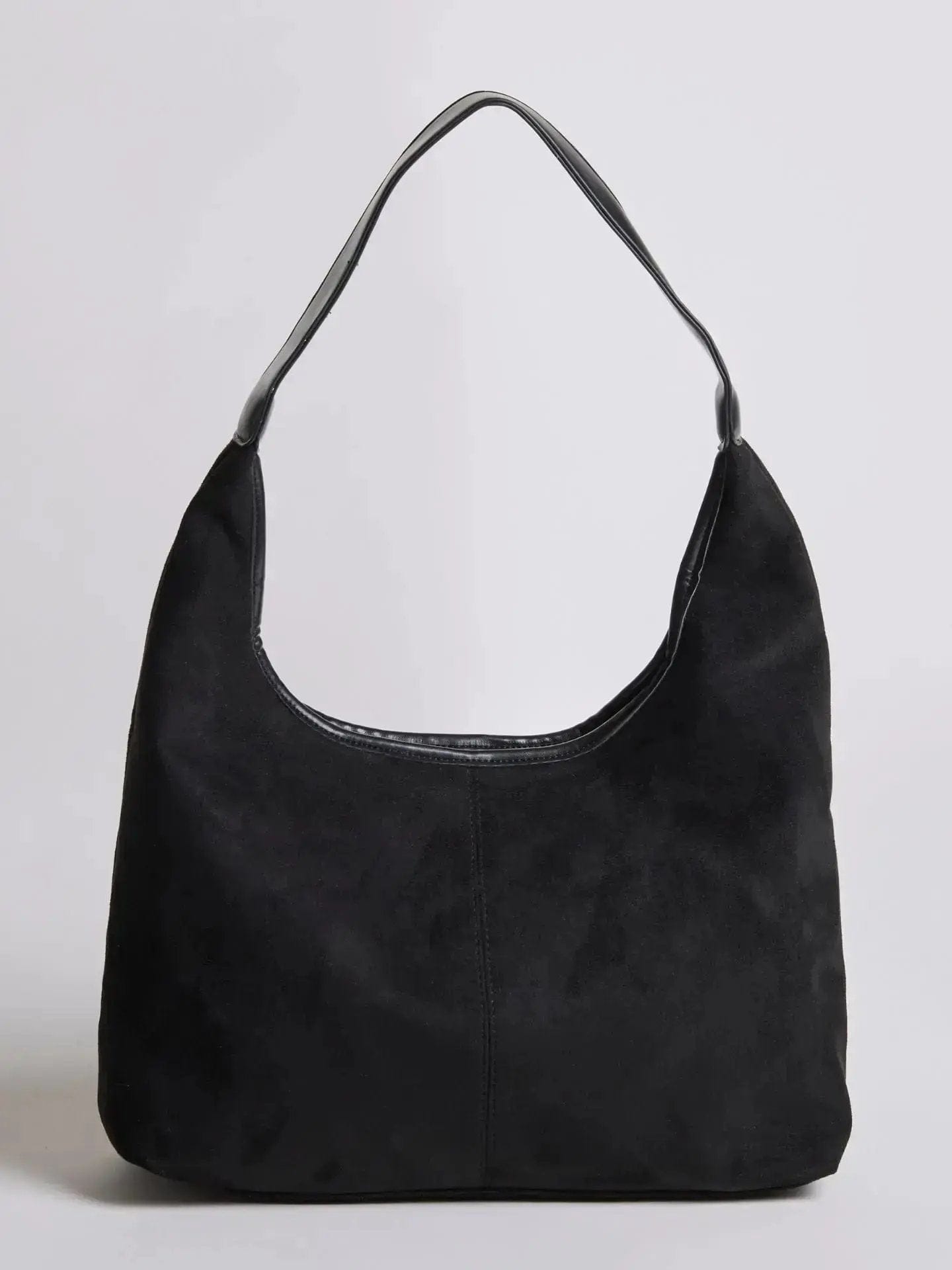 Suede Daily Leather Tote Noirvere