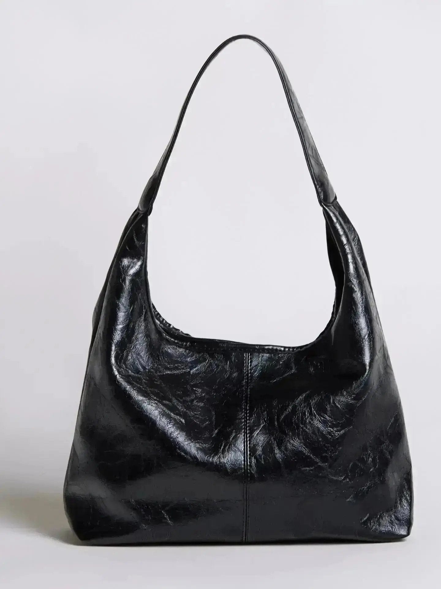 Scarlett Distressed Leather Tote Noirvere