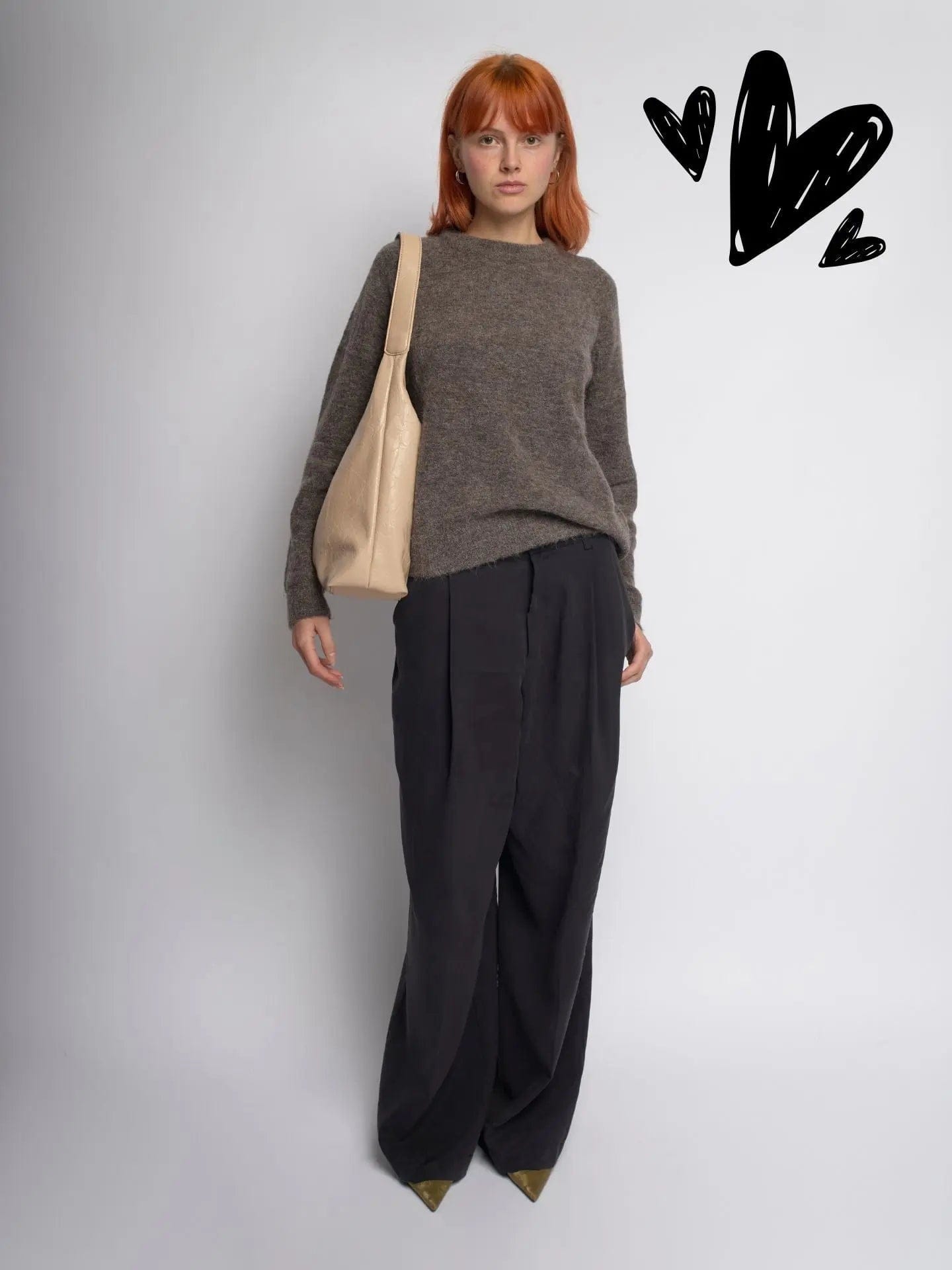 Scarlett Distressed Leather Tote Noirvere