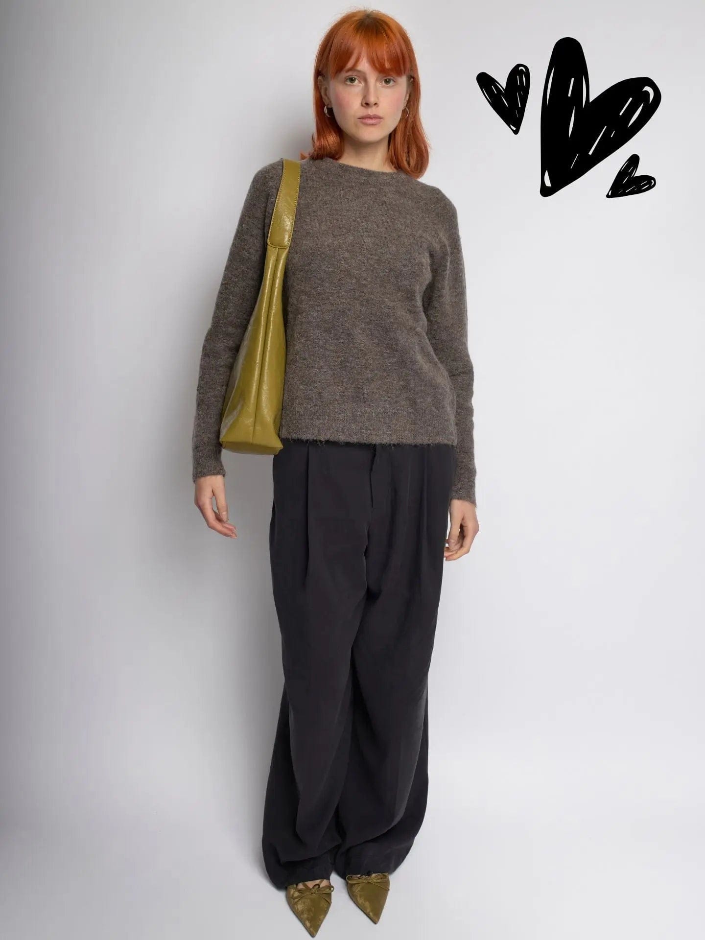 Scarlett Distressed Leather Tote Noirvere