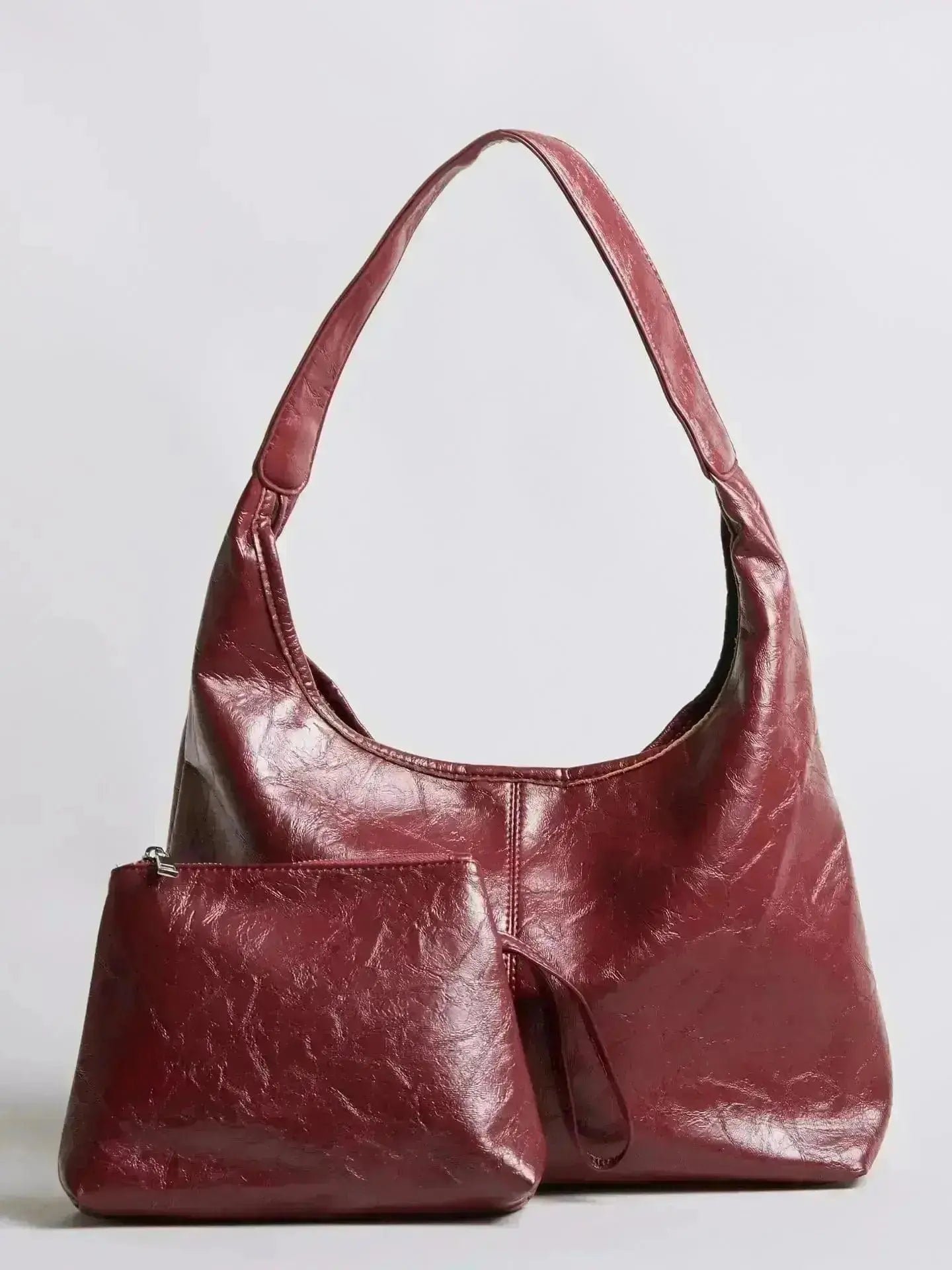 Scarlett Distressed Leather Tote Noirvere
