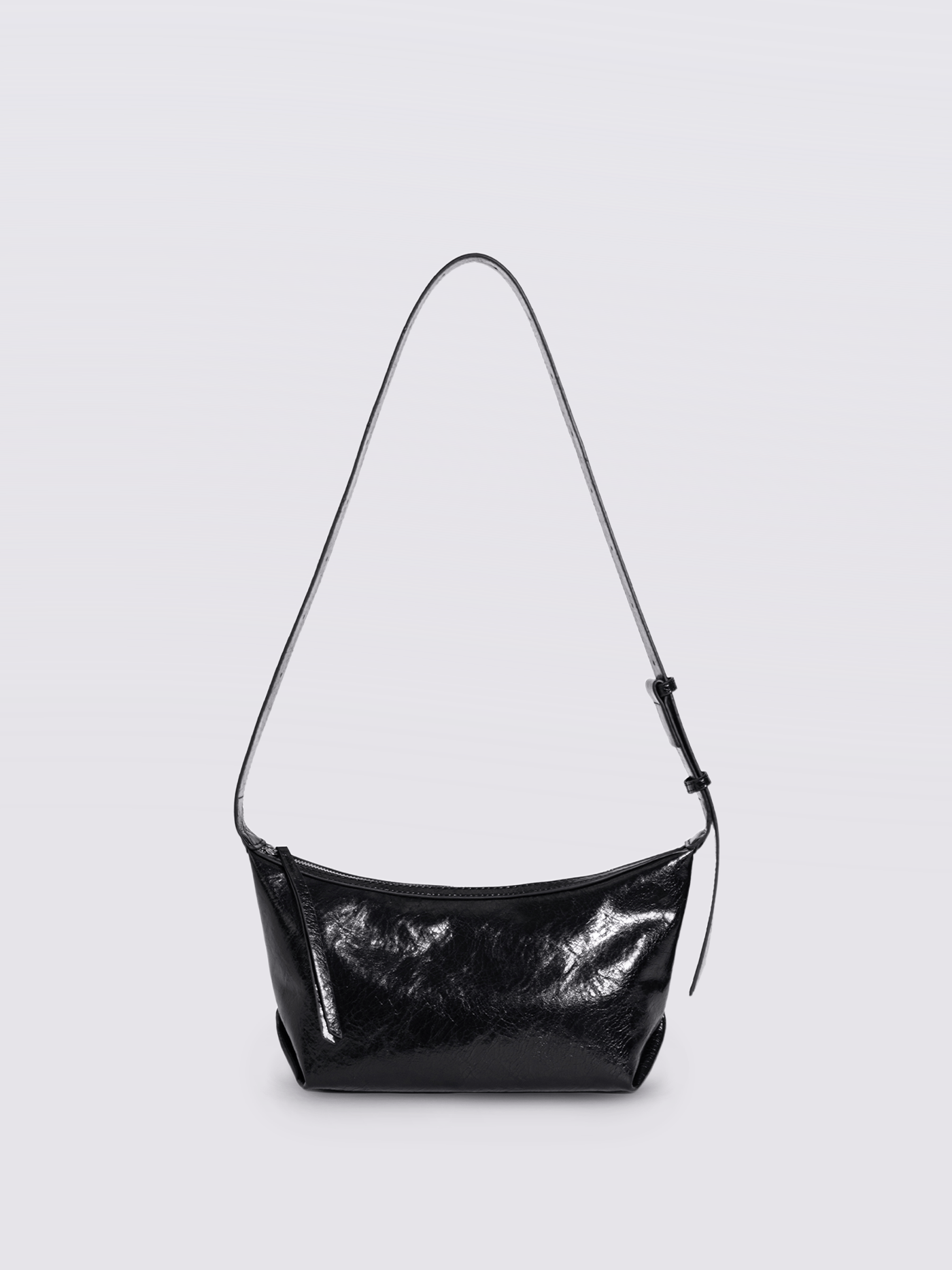 Frida Distressed Leather Sling Noirvere