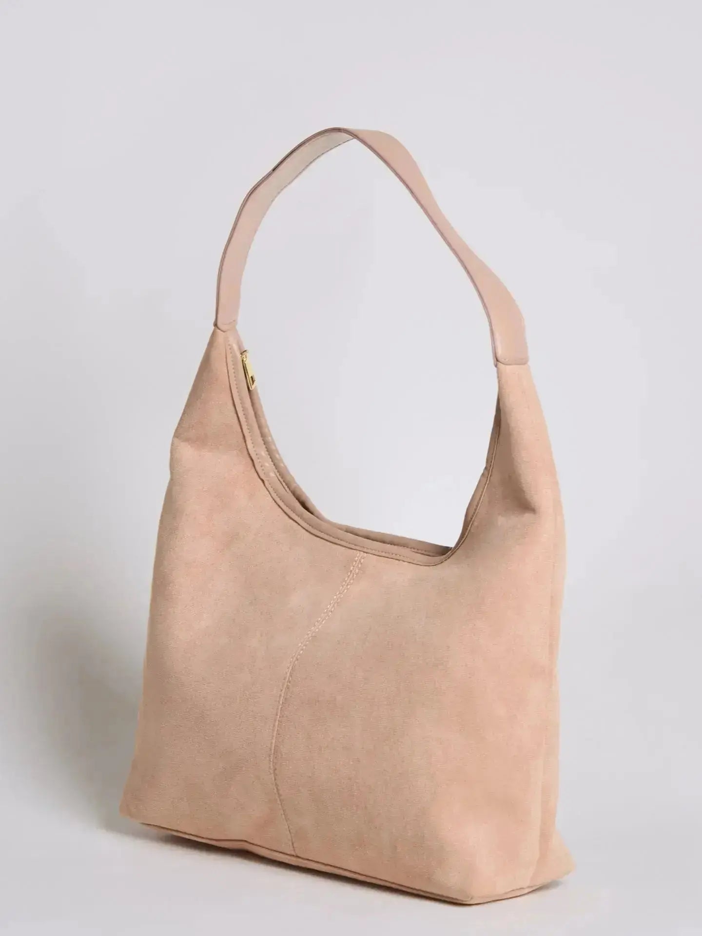 Suede Daily Leather Tote Noirvere