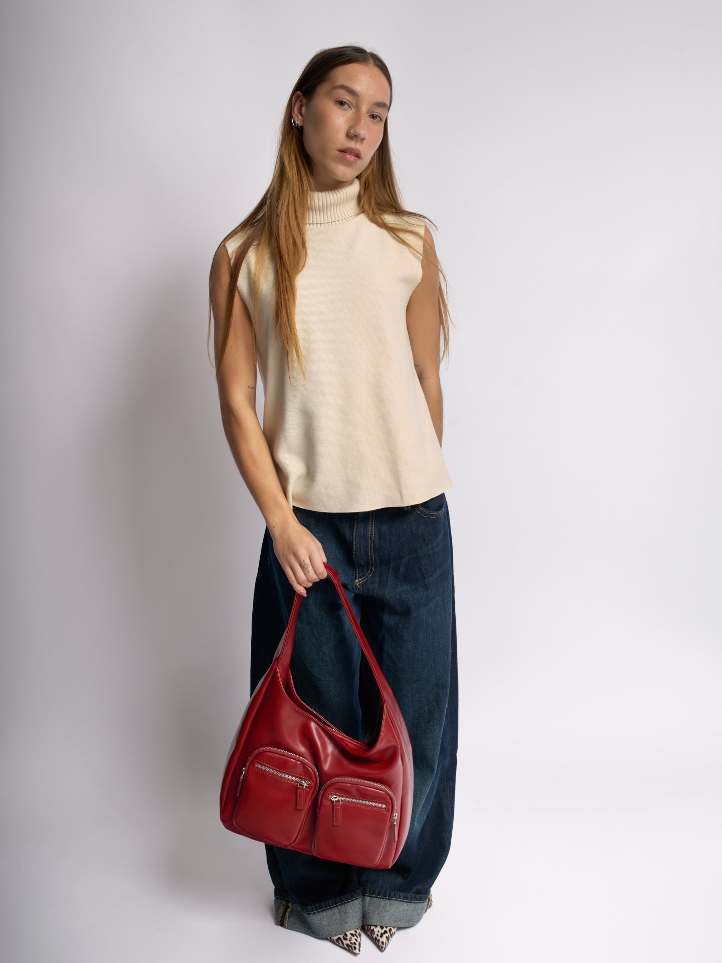 Claire Pocket Shoulder Bag Noirvere