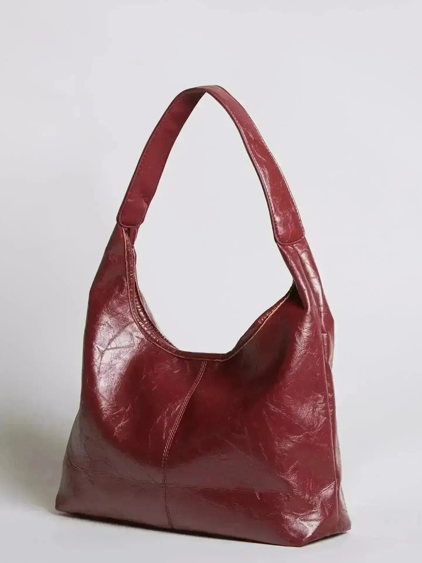 Scarlett Distressed Leather Tote Noirvere