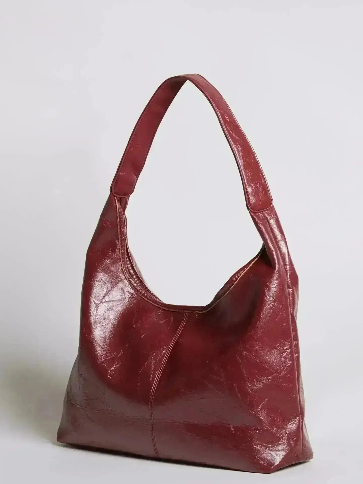 Scarlett Distressed Leather Tote Noirvere