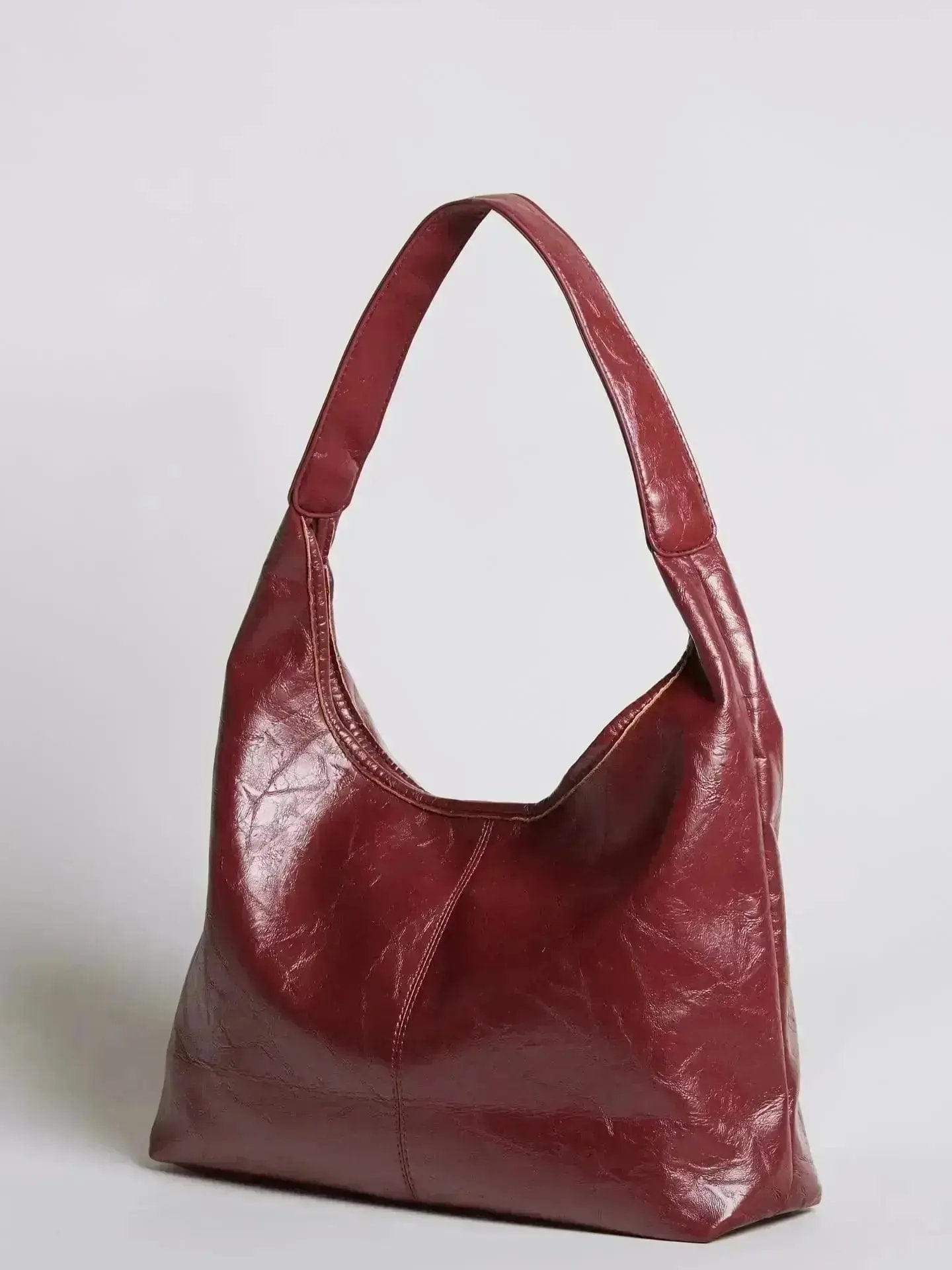 Scarlett Distressed Leather Tote Noirvere
