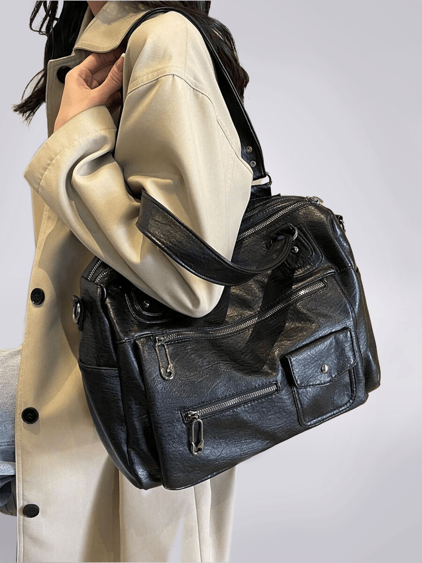 Big Everyday Carry Tote Noirvere
