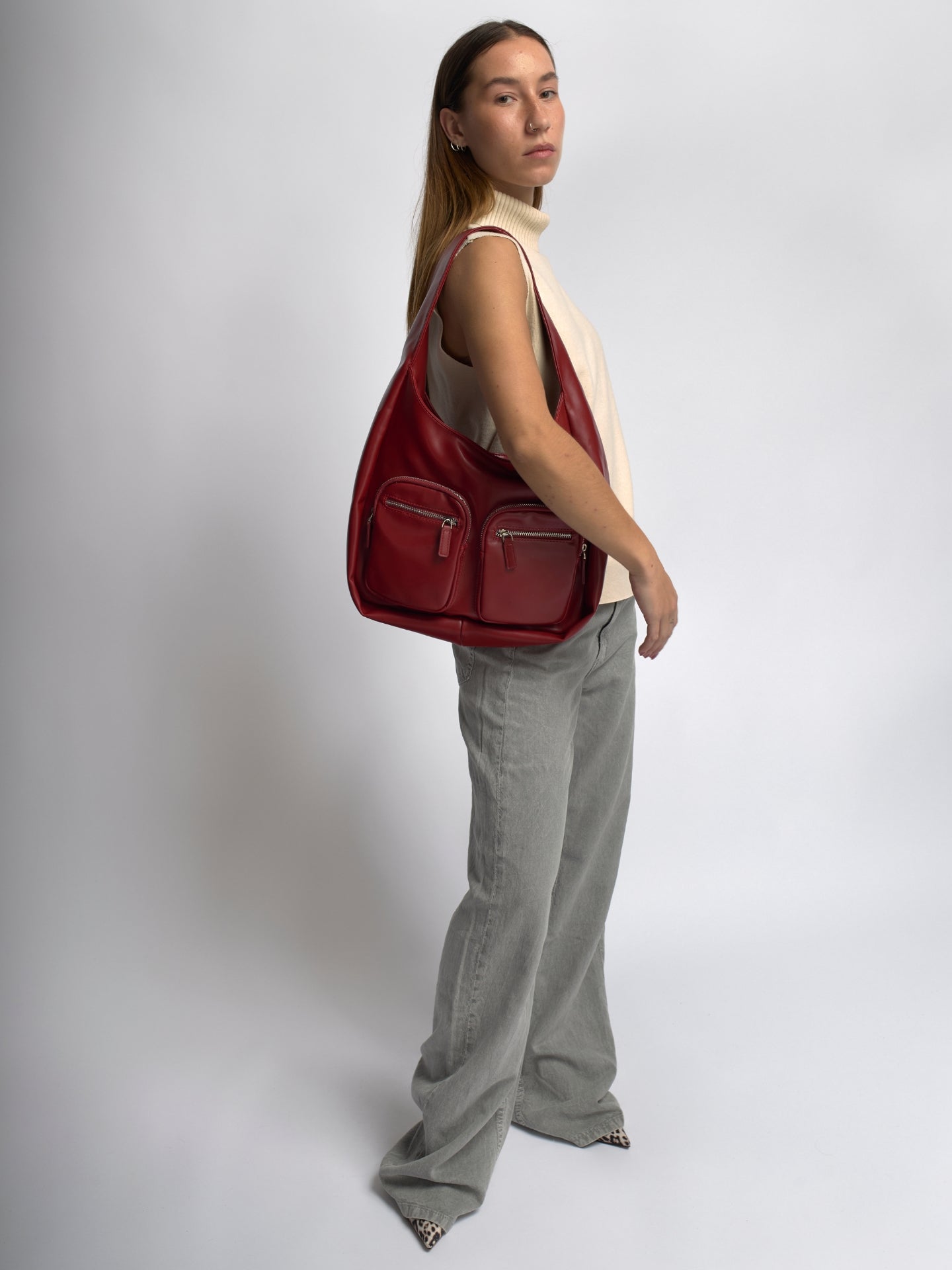 Claire Pocket Shoulder Bag Noirvere