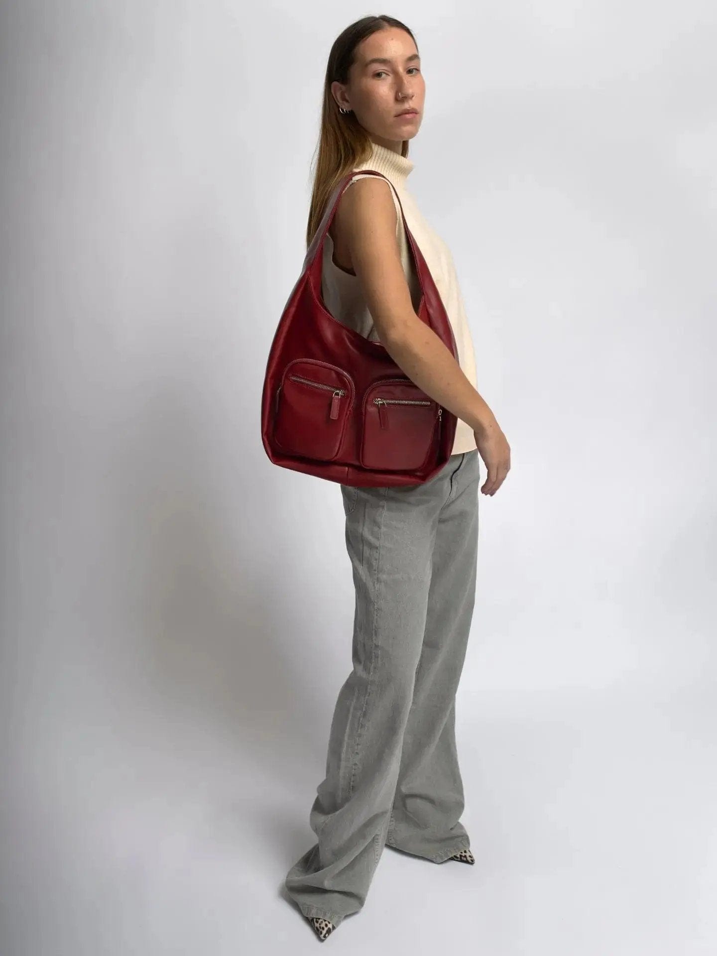 Claire Pocket Shoulder Bag Noirvere