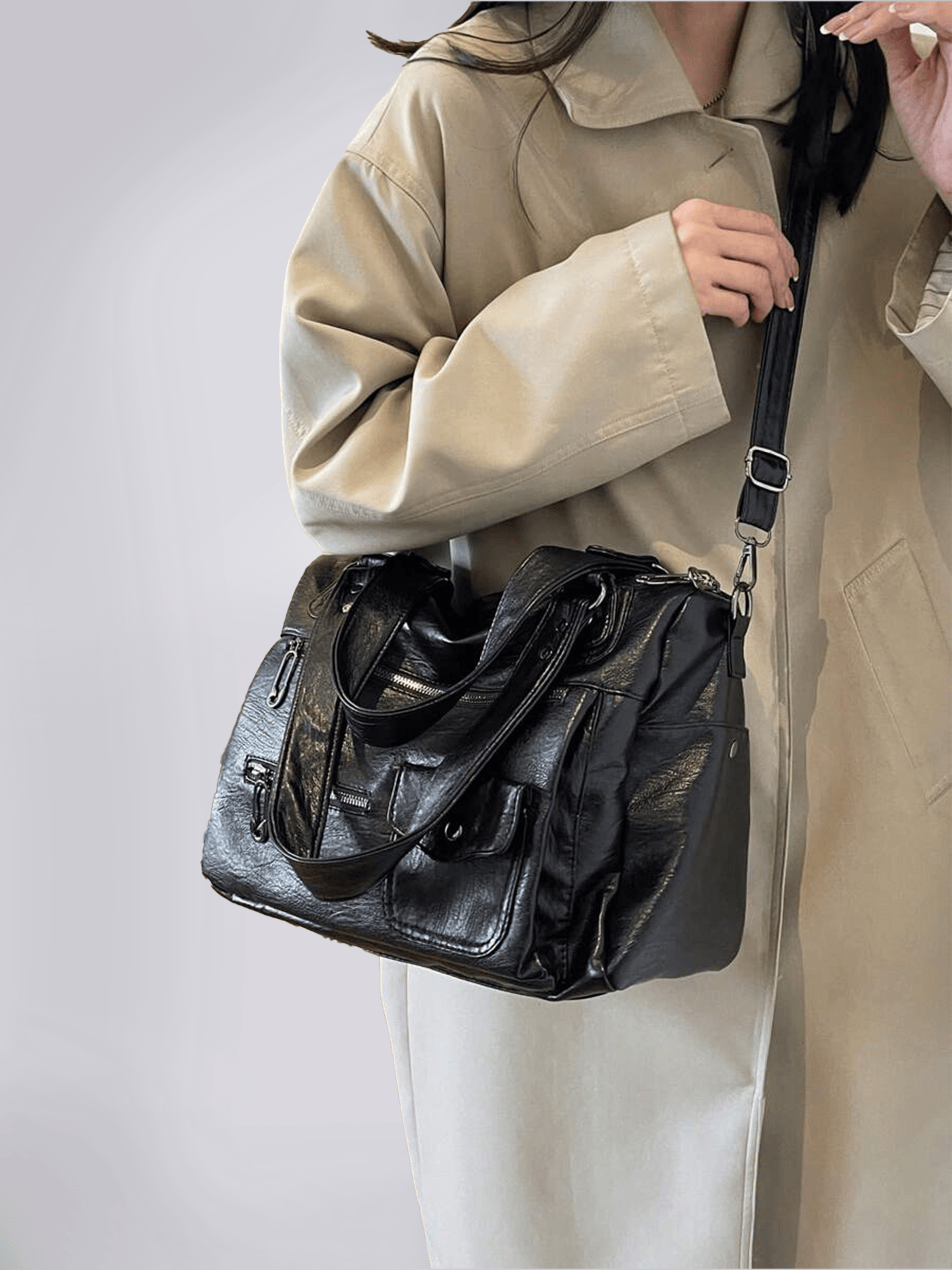 Big Everyday Carry Tote Noirvere