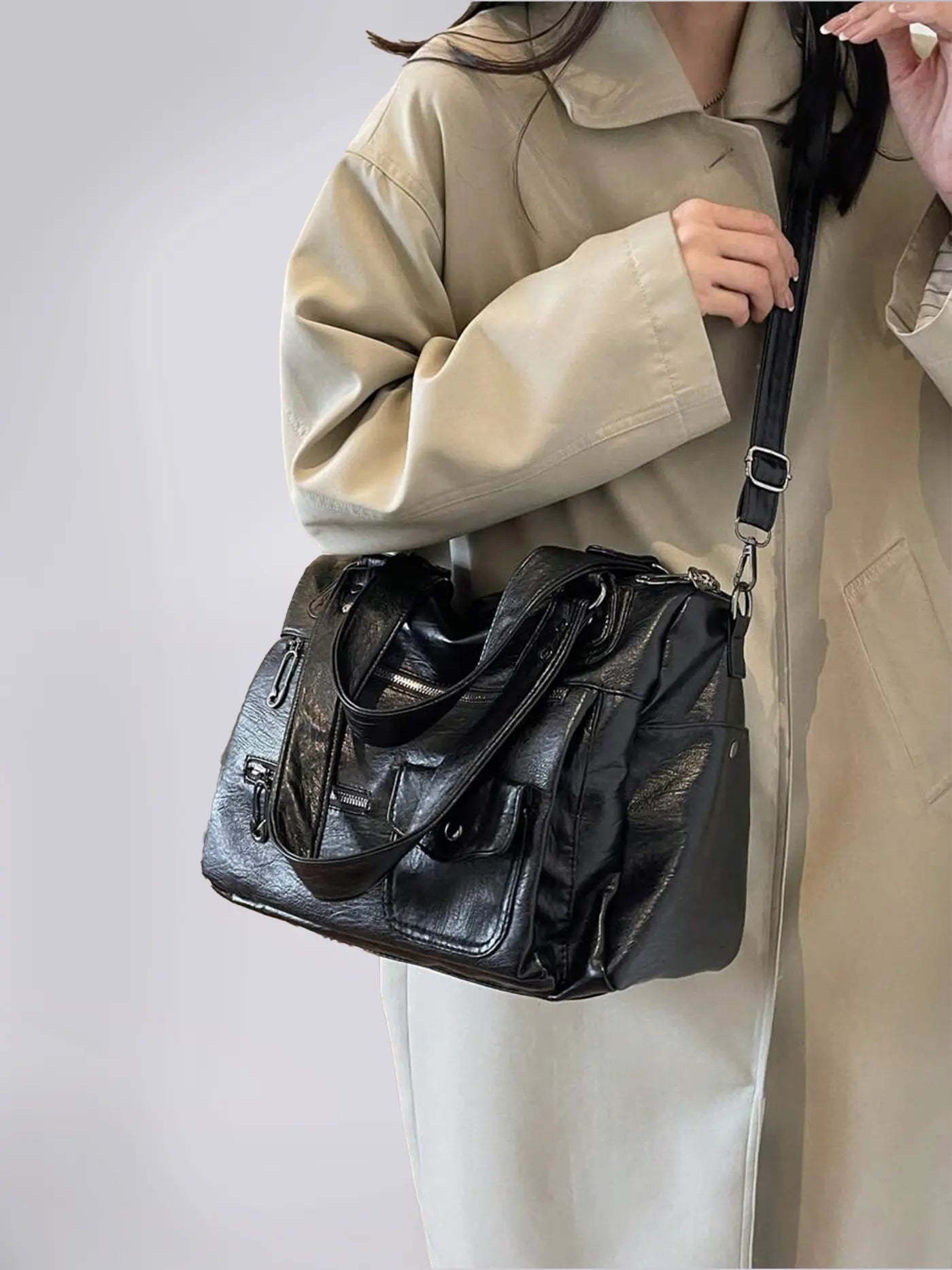 Big Everyday Carry Tote Noirvere