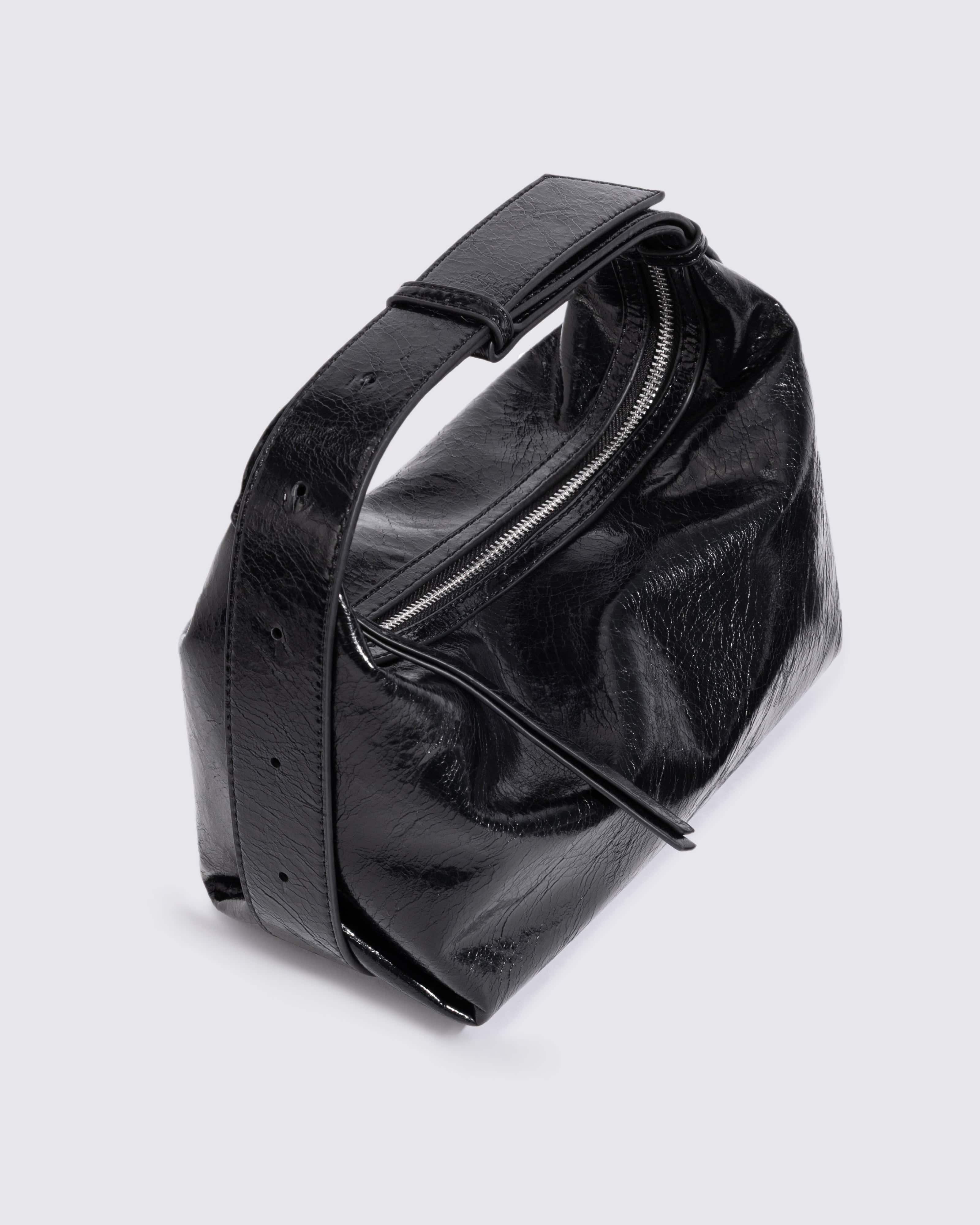 Frida Distressed Leather Sling Noirvere