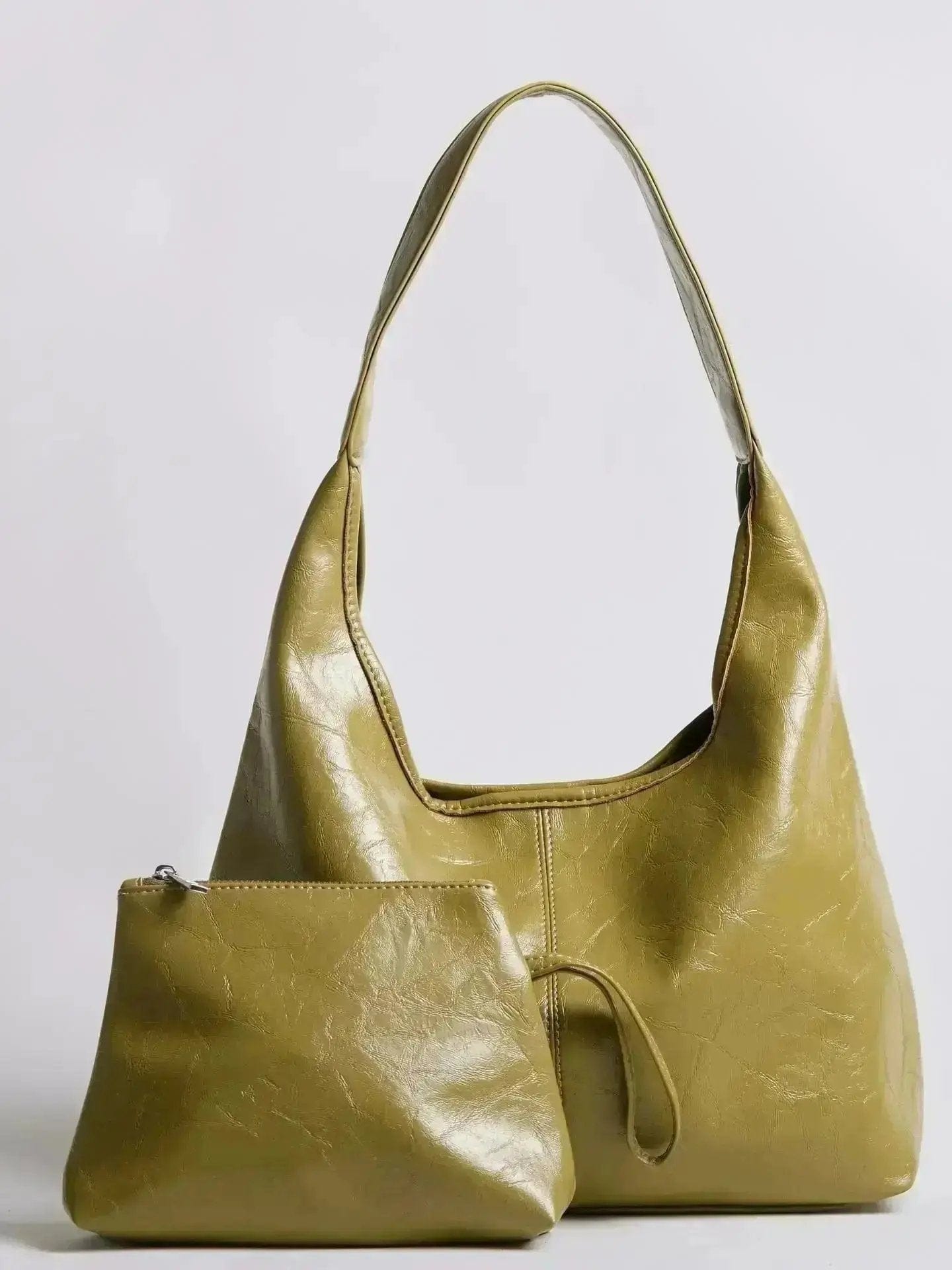 Scarlett Distressed Leather Tote Noirvere