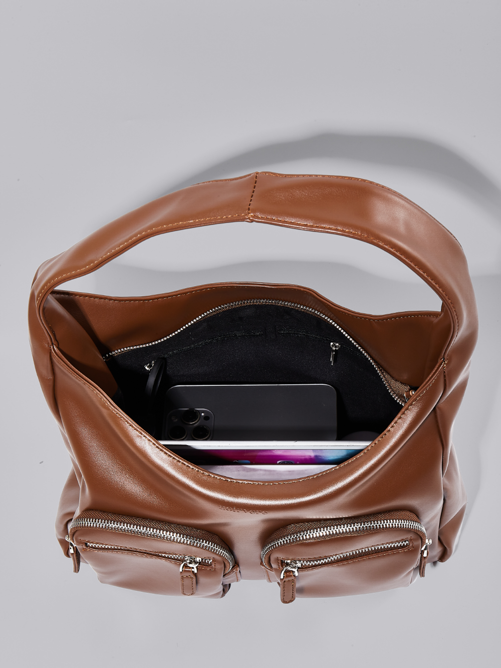 Claire Pocket Shoulder Bag Noirvere