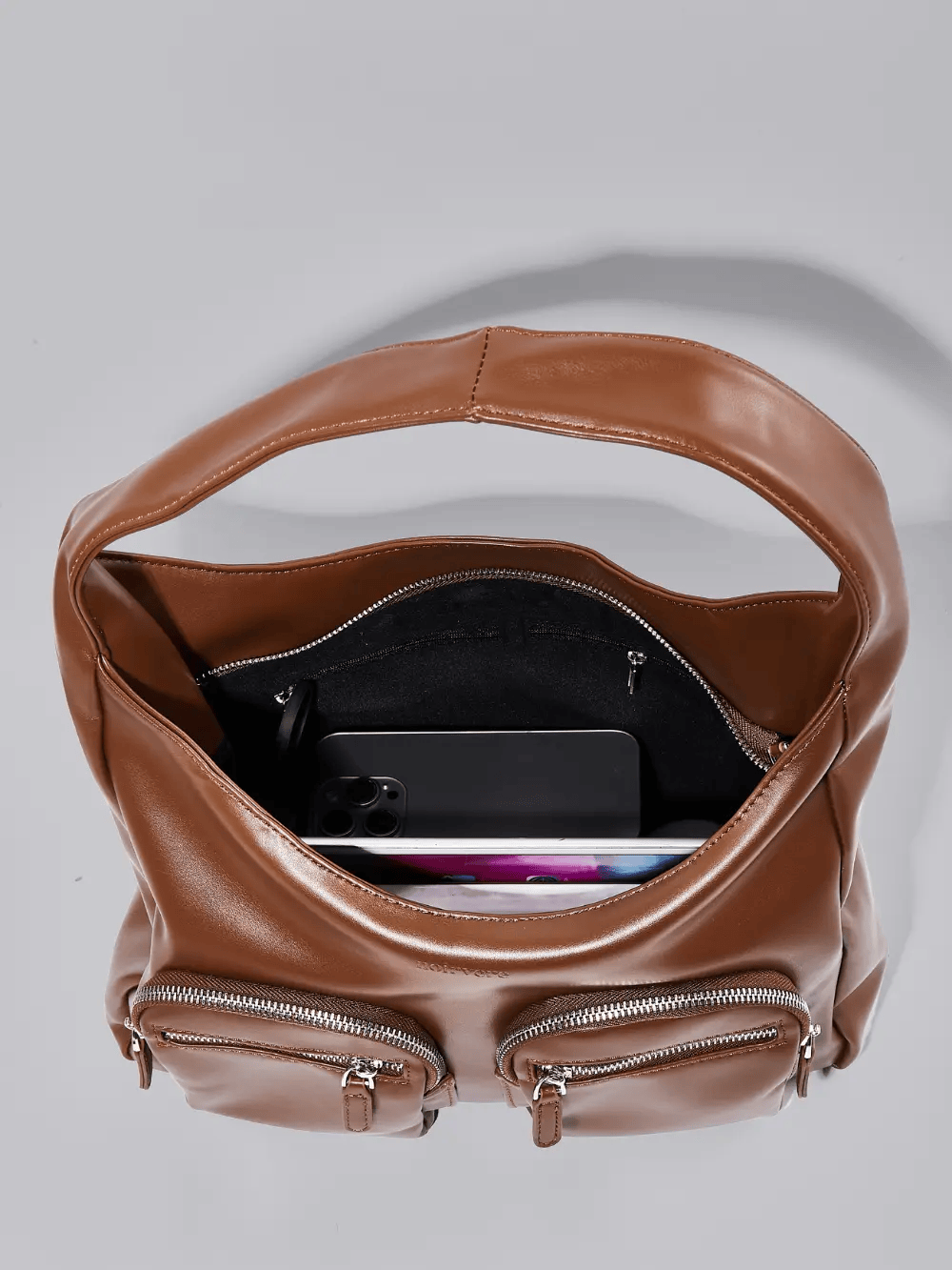 Claire Pocket Shoulder Bag Noirvere