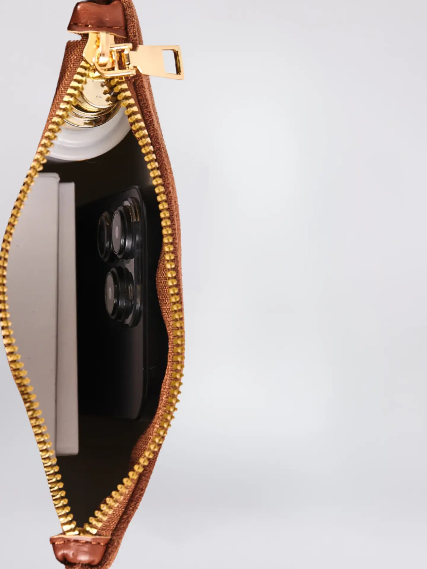 Suede Mini Pouch Noirvere