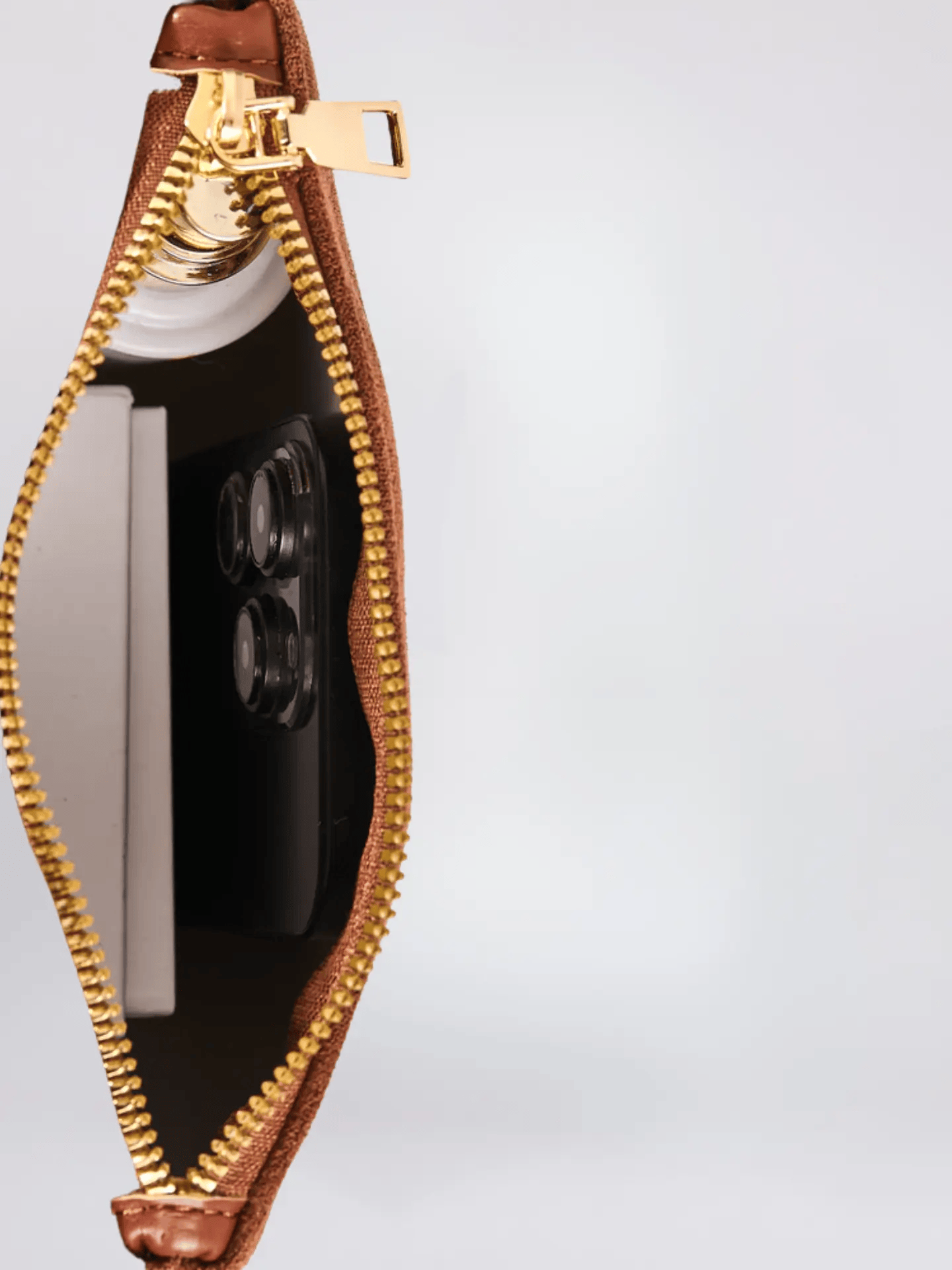 Suede Mini Pouch Noirvere