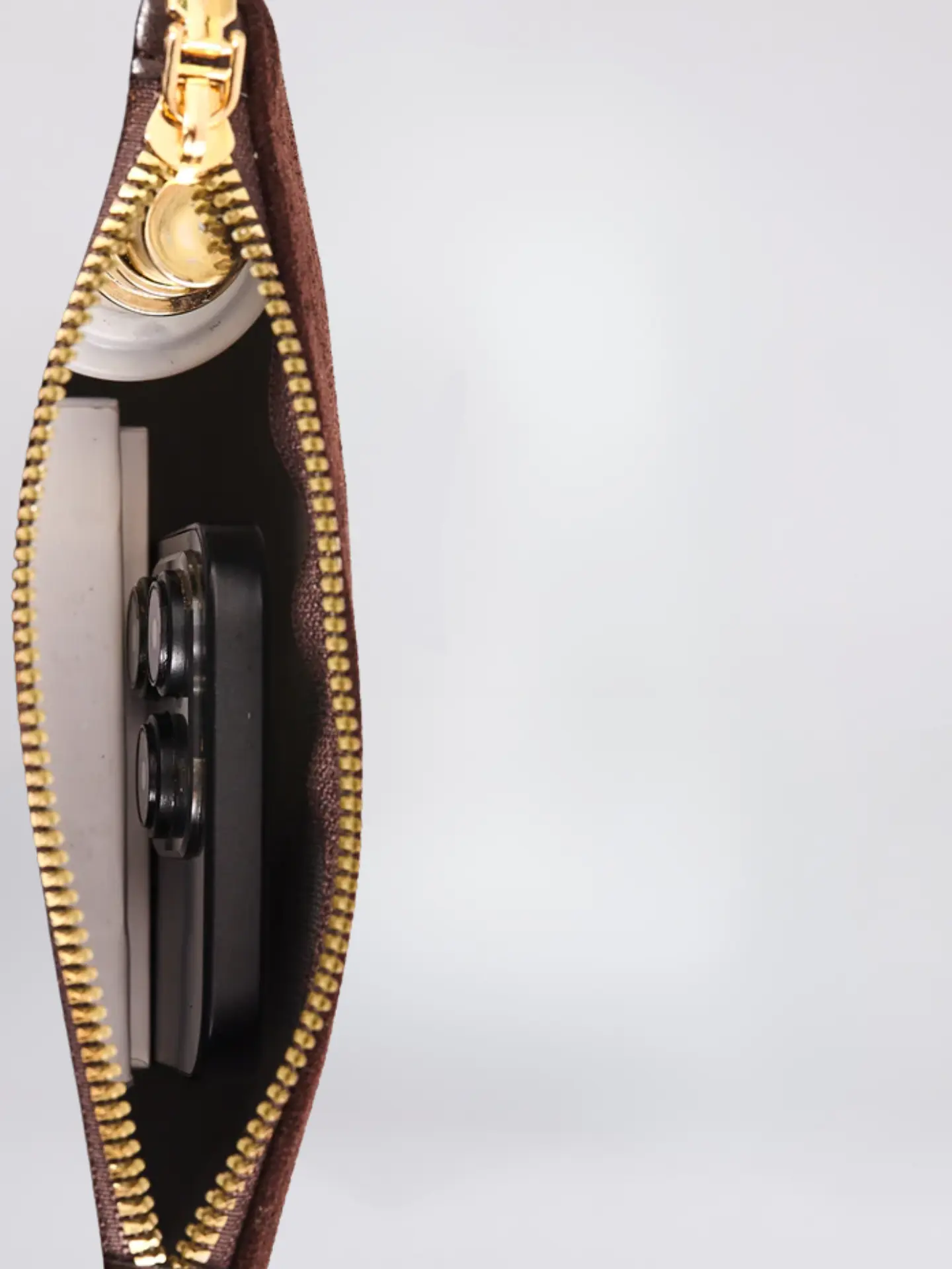 Suede Mini Pouch Noirvere