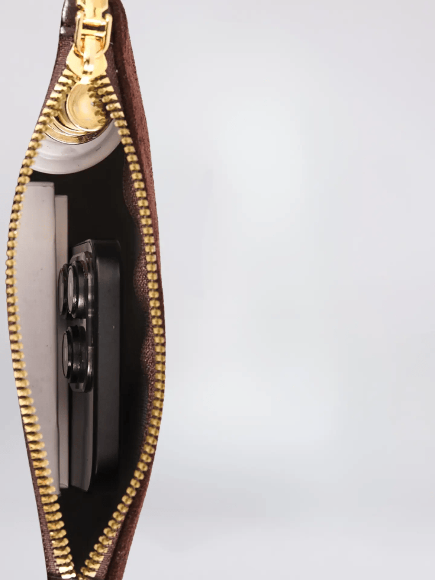 Suede Mini Pouch Noirvere