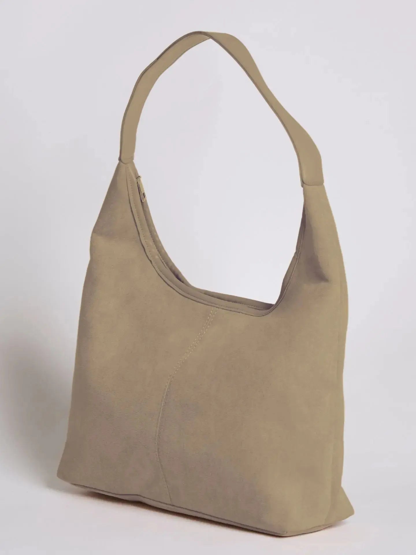 Suede Daily Leather Tote Noirvere