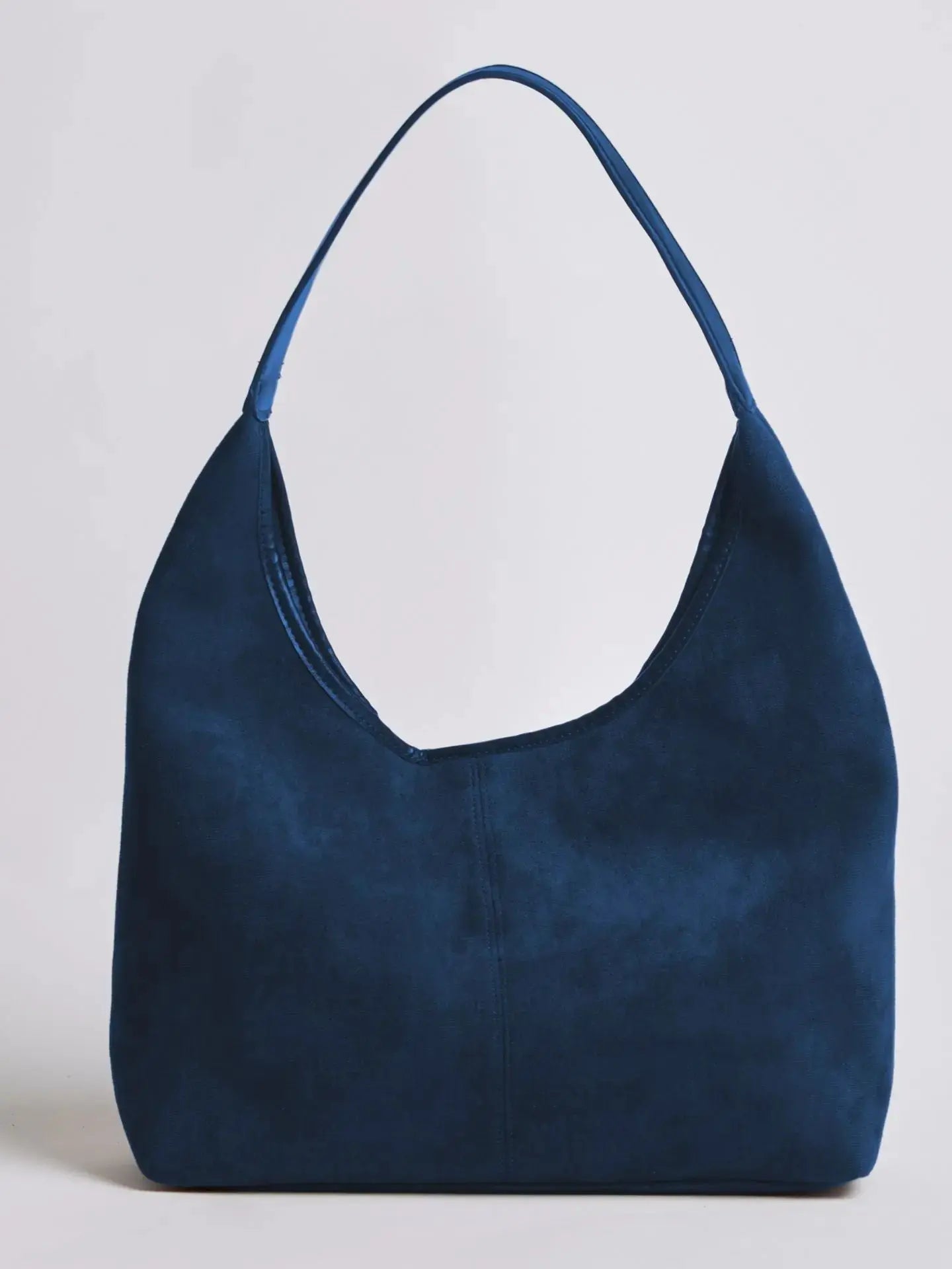 Suede Daily Leather Tote Noirvere