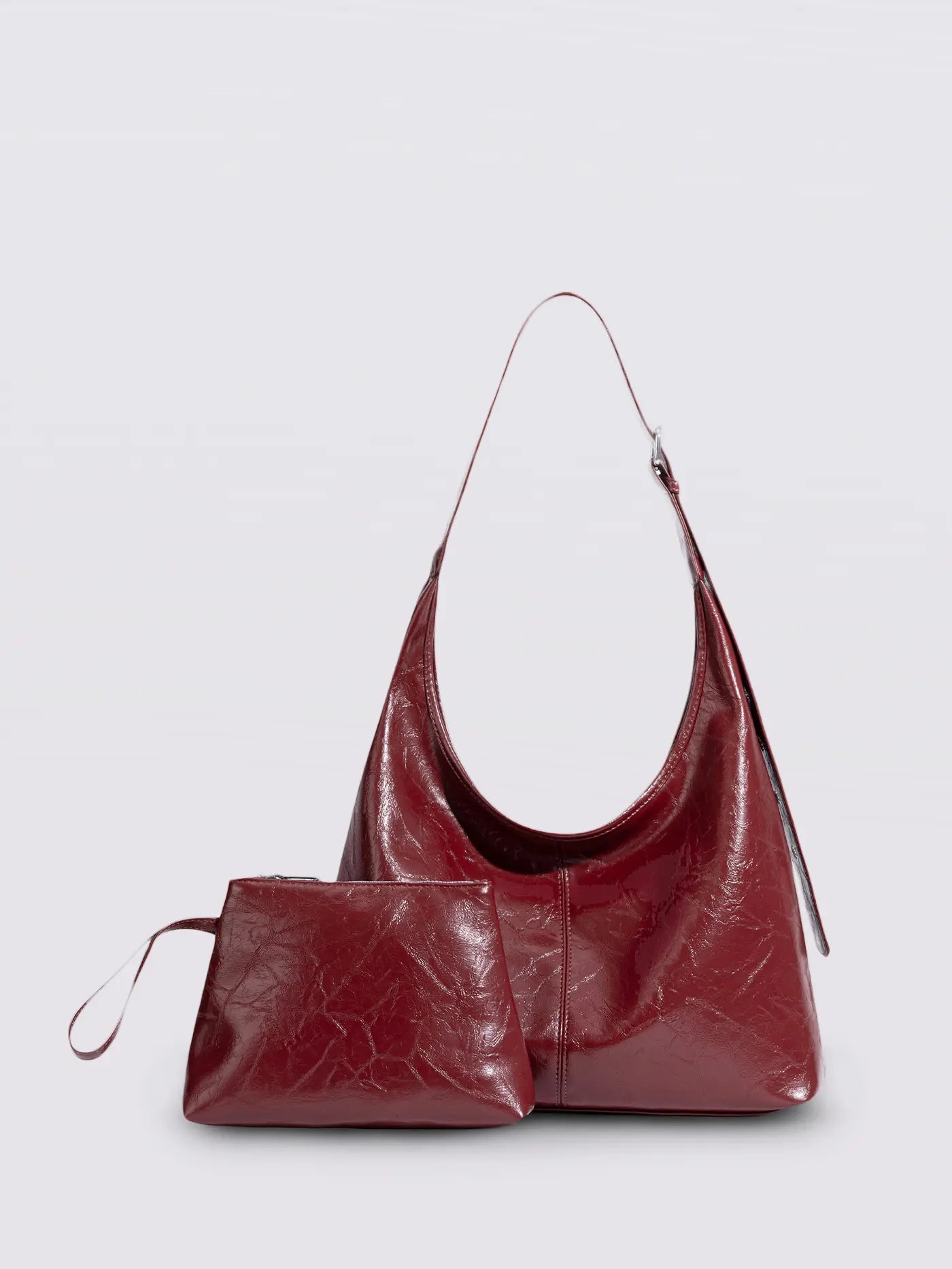 Crossbody Scarlett Distressed Leather Tote Noirvere