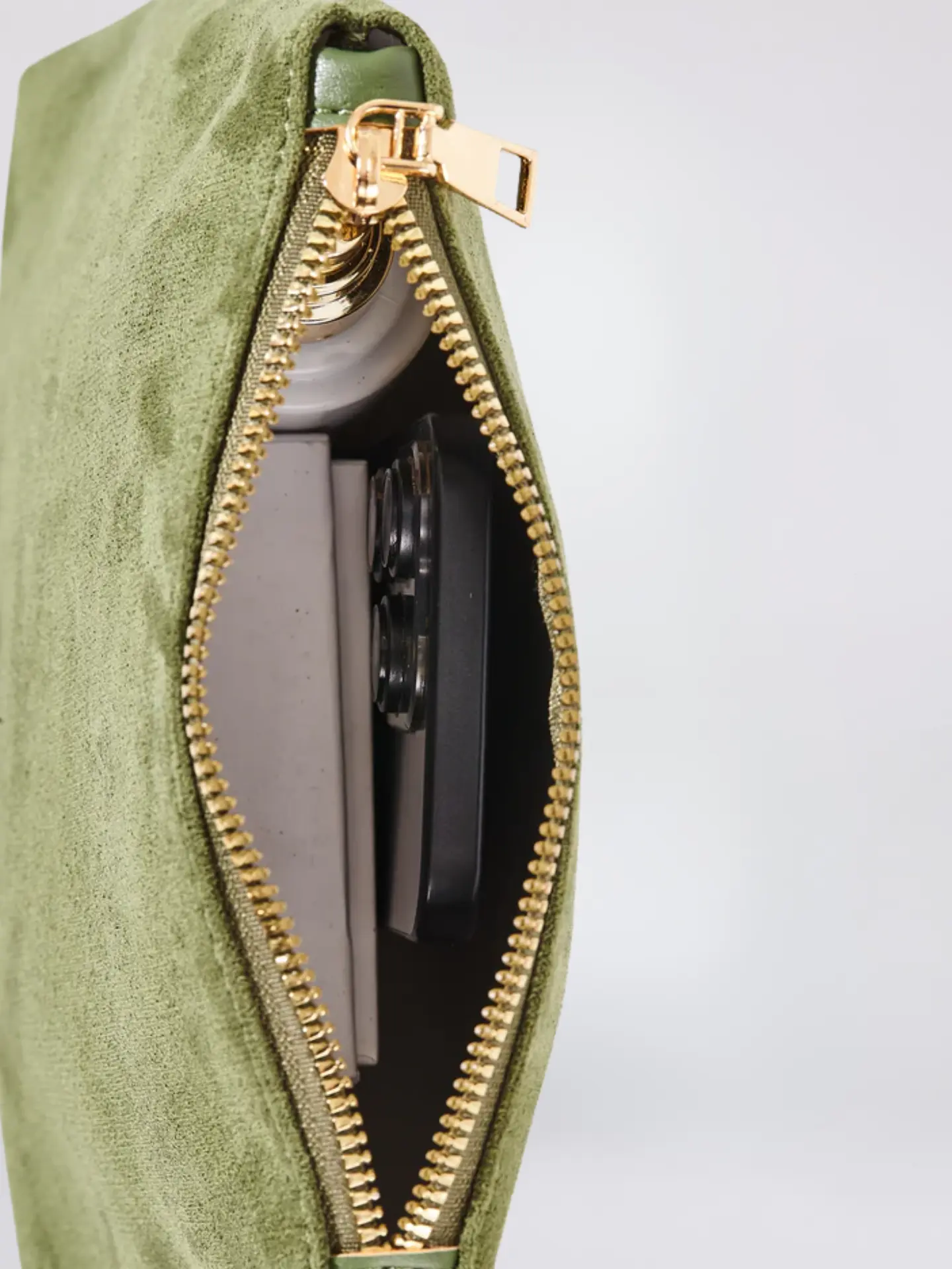 Suede Mini Pouch Noirvere