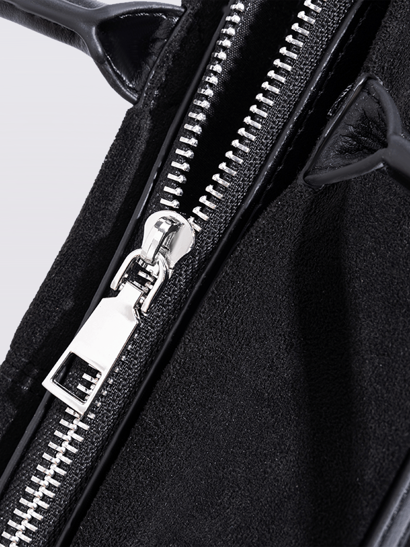 Suede Shopper with Adjustable Strap Noirvere