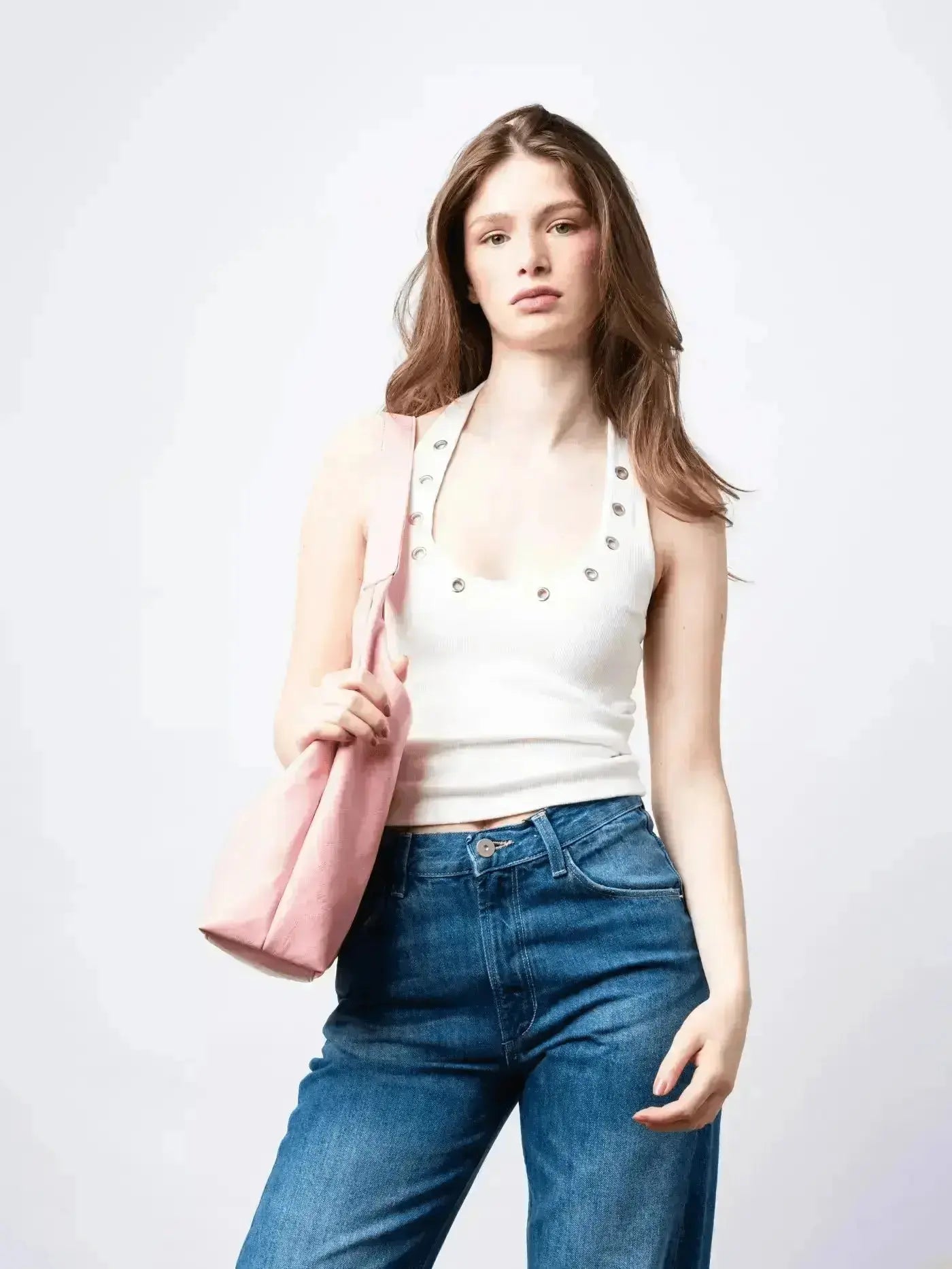 Scarlett Distressed Leather Tote Noirvere