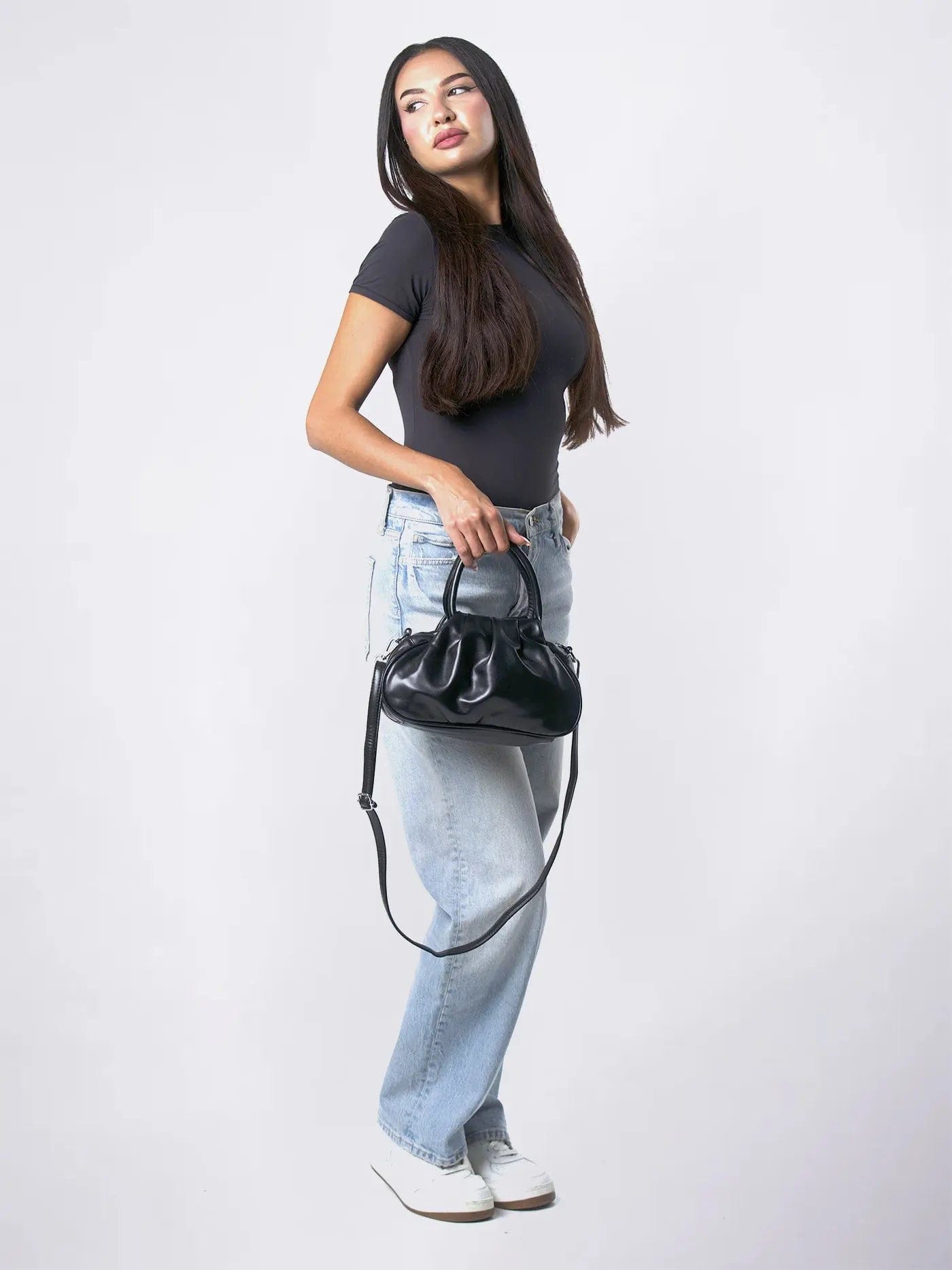Sleek Slouchy Vienna Bag Noirvere