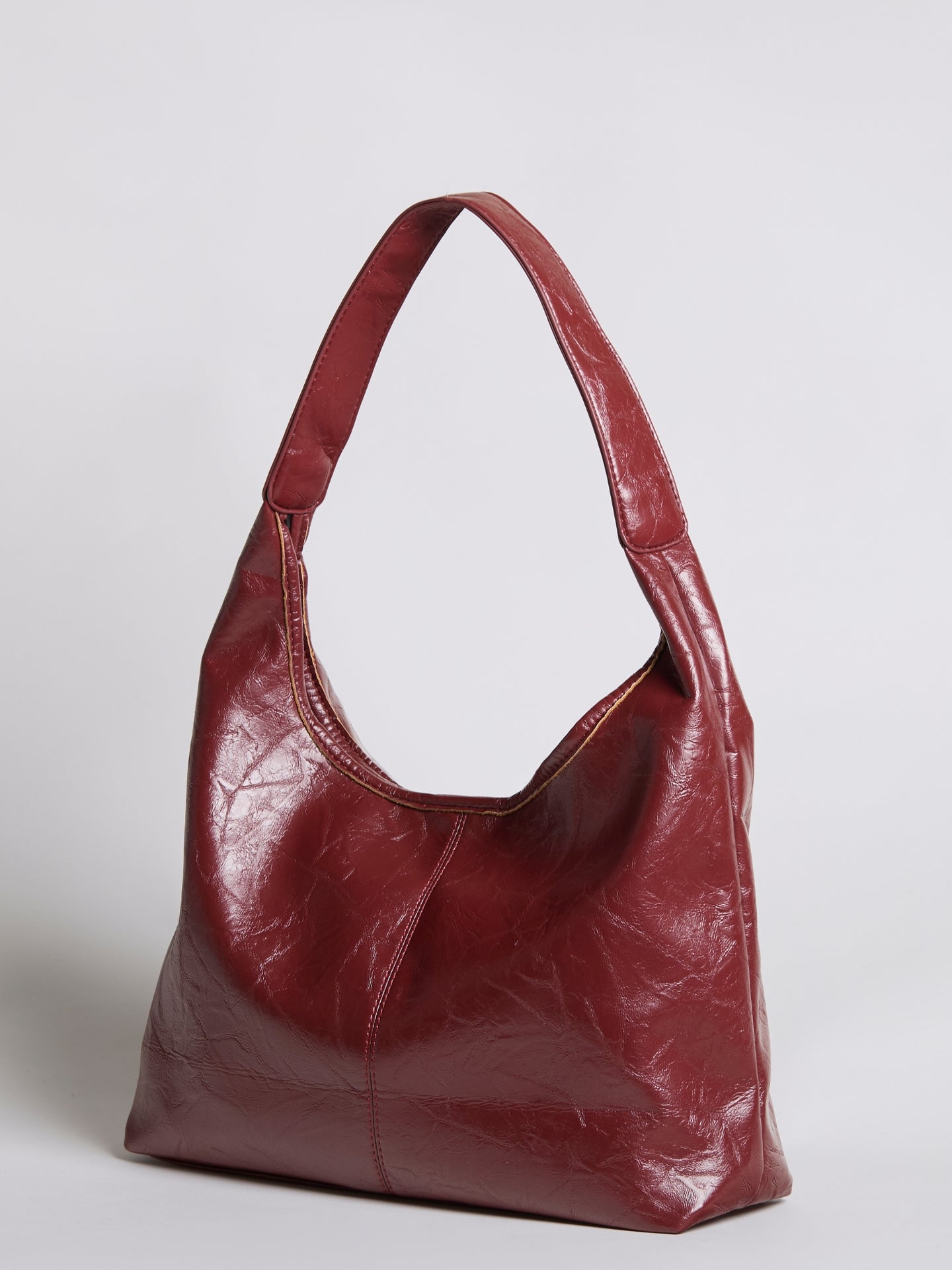 Borsa in pelle martellata Scarlett